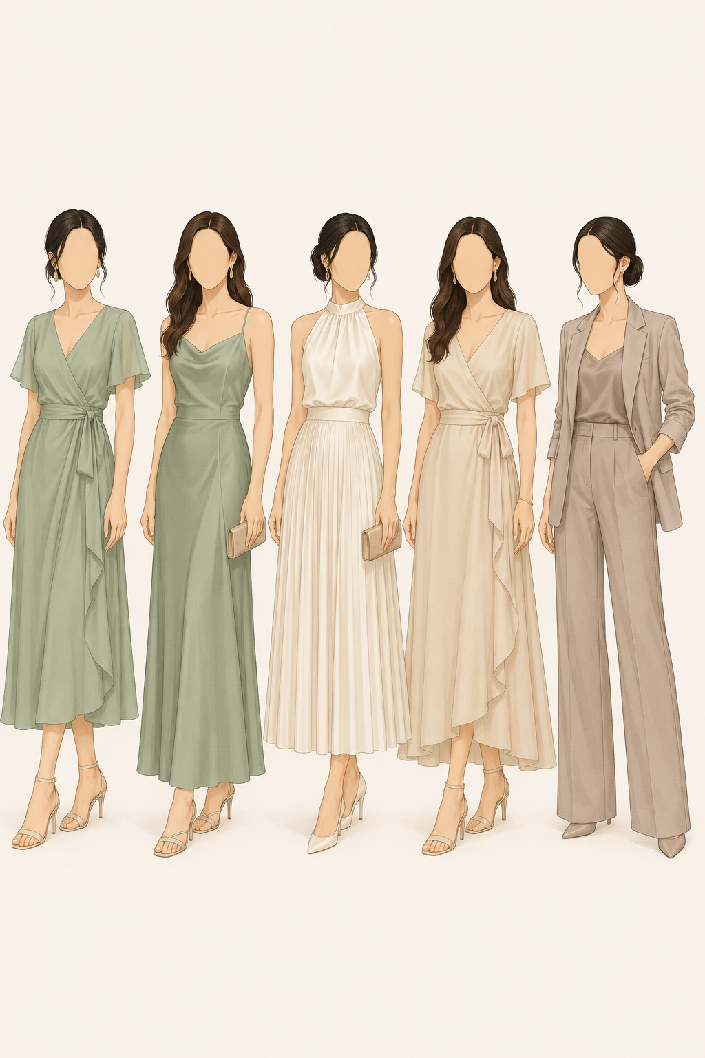 Guest semi-formal attire inspiration